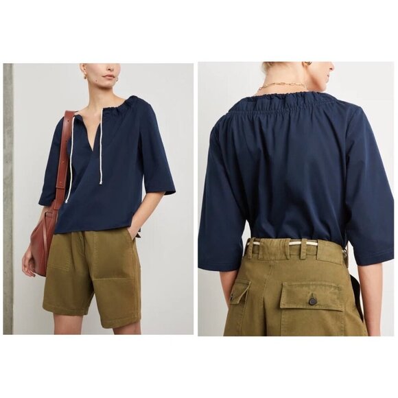 NWOT G. LABEL BY GOOP Navy Wisenberg Rope-Tie Top $395.00 - Picture 2 of 11